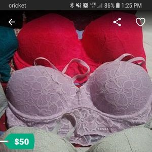 Large Victoria Secrets bralettes